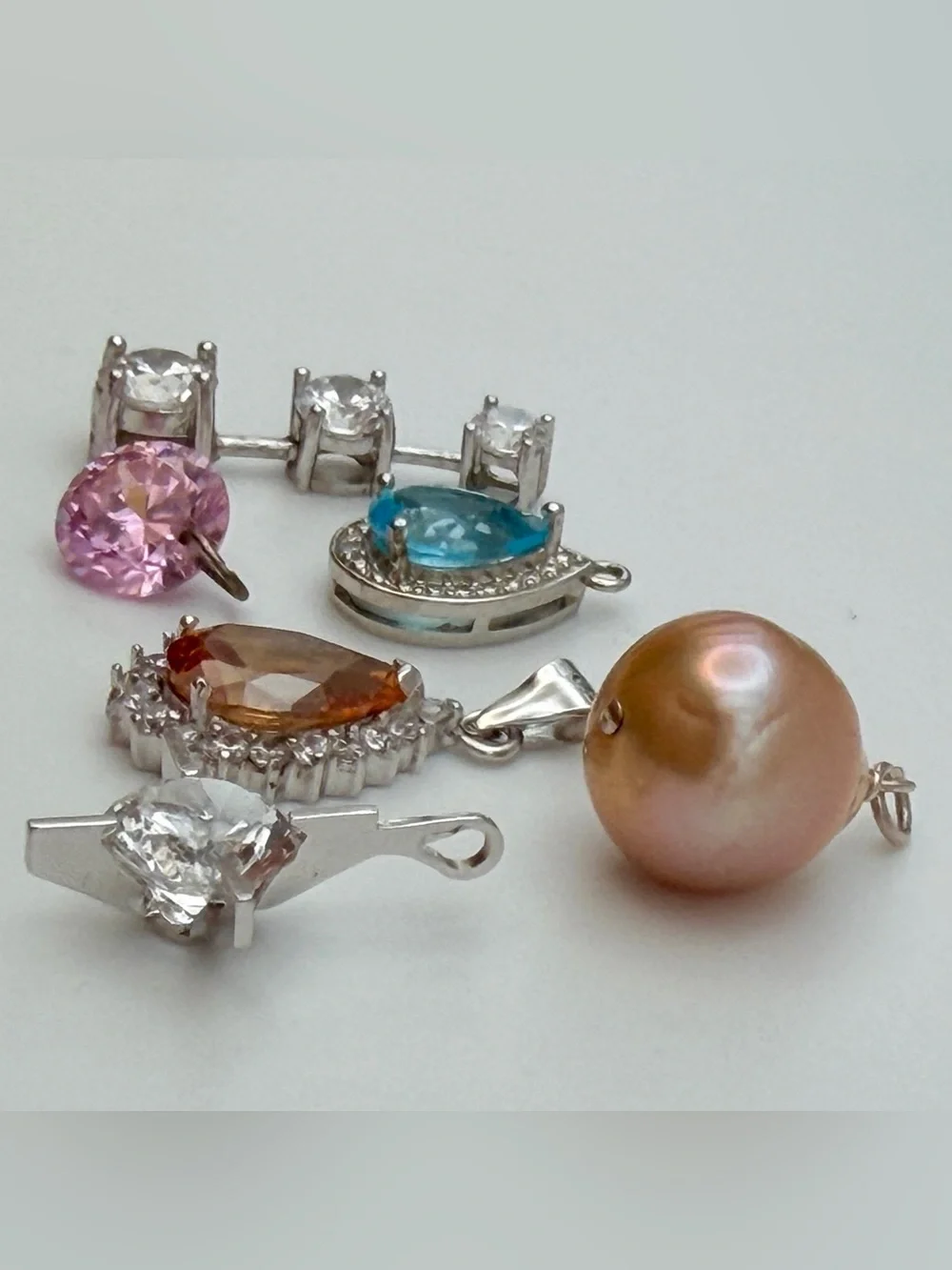 Lot of 6 Pendants Dainty Feminine Cute